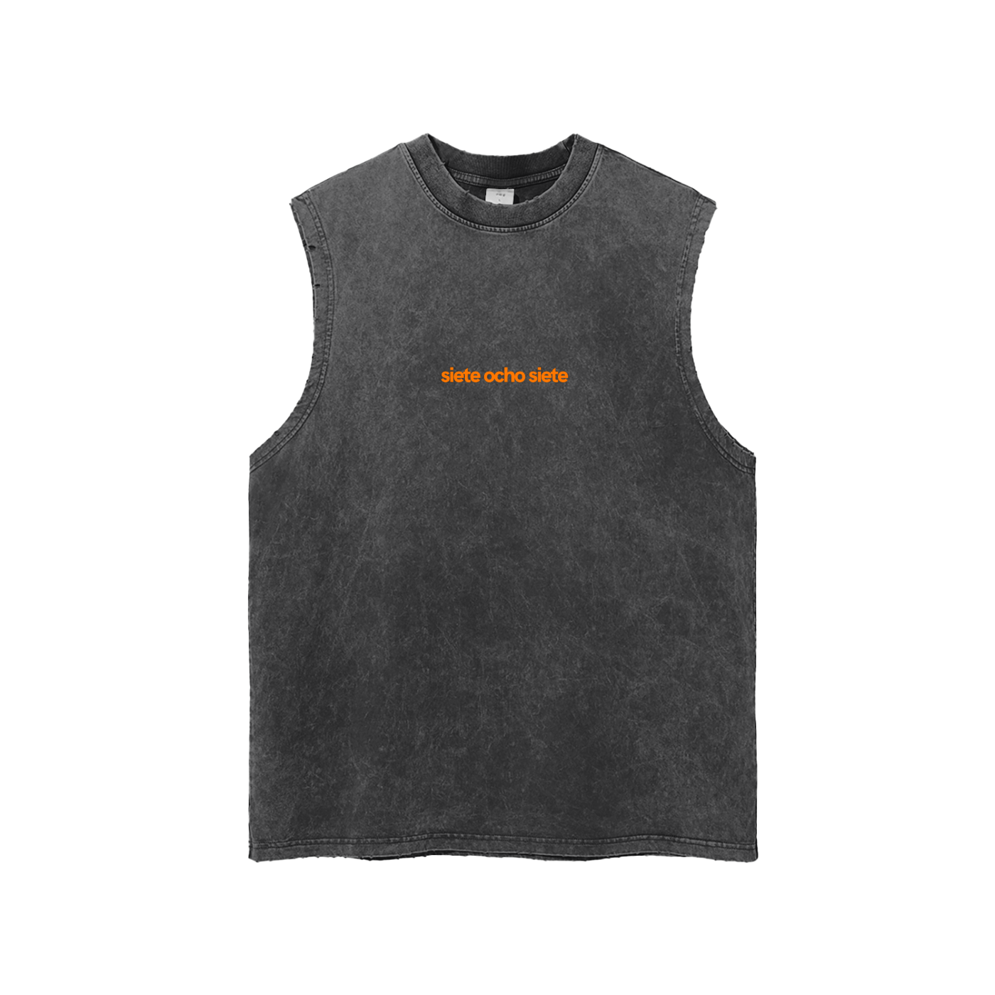 Made in Pe-Erre Snow Washed Tank Top — Orange