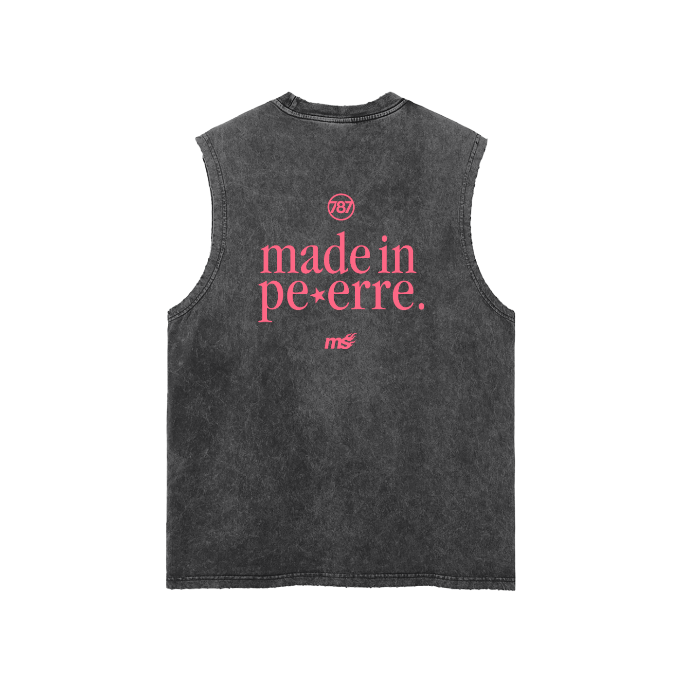 Made in Pe-Erre Snow Washed Tank Top — Pink